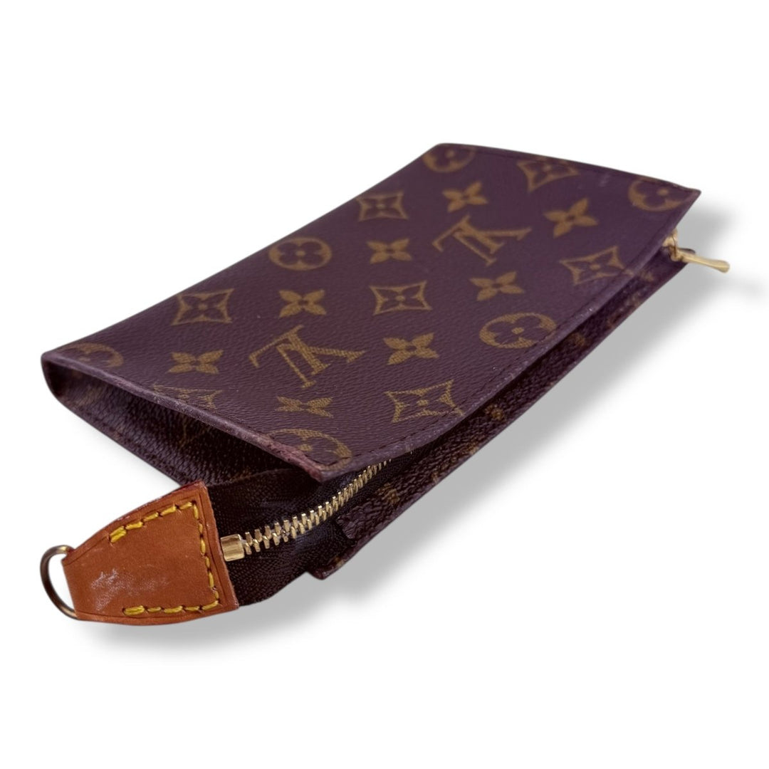 Louis Vuitton Brown Monogram Classic Signature Mini Bucket Pouch Bag - Lux Central