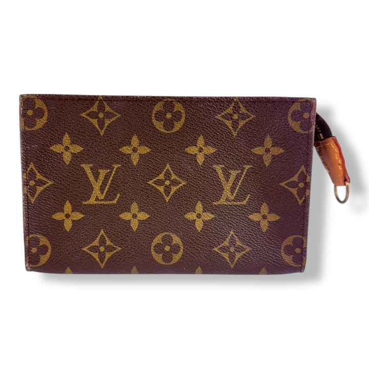 Louis Vuitton Brown Monogram Classic Signature Mini Bucket Pouch Bag - Lux Central