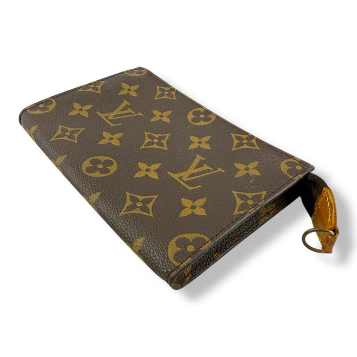 Louis Vuitton Brown Monogram Classic Signature Mini Bucket Pouch Bag - Lux Central