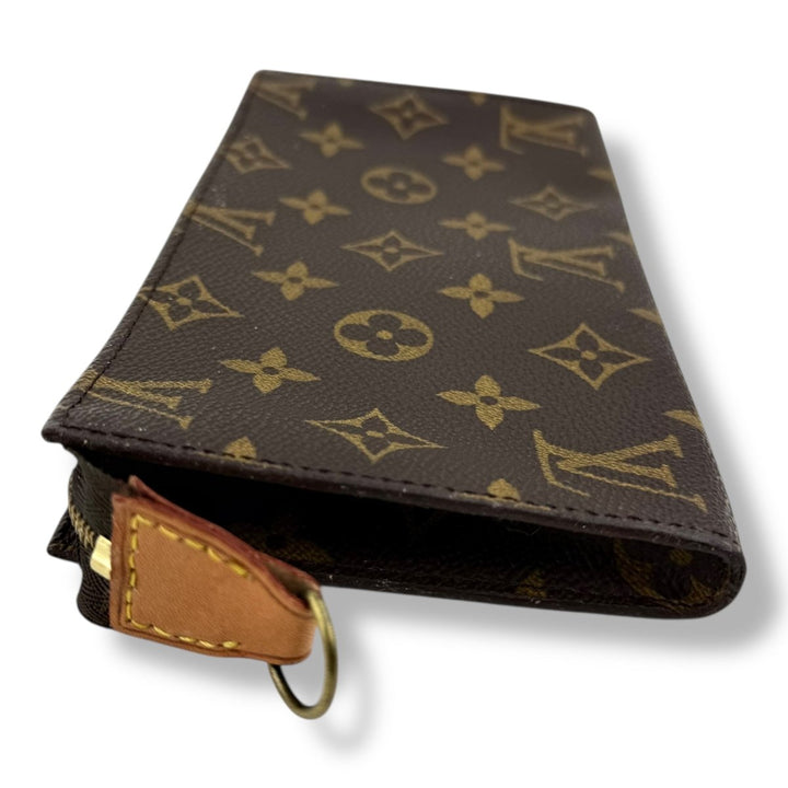 Louis Vuitton Brown Monogram Classic Signature Mini Bucket Pouch Bag - Lux Central
