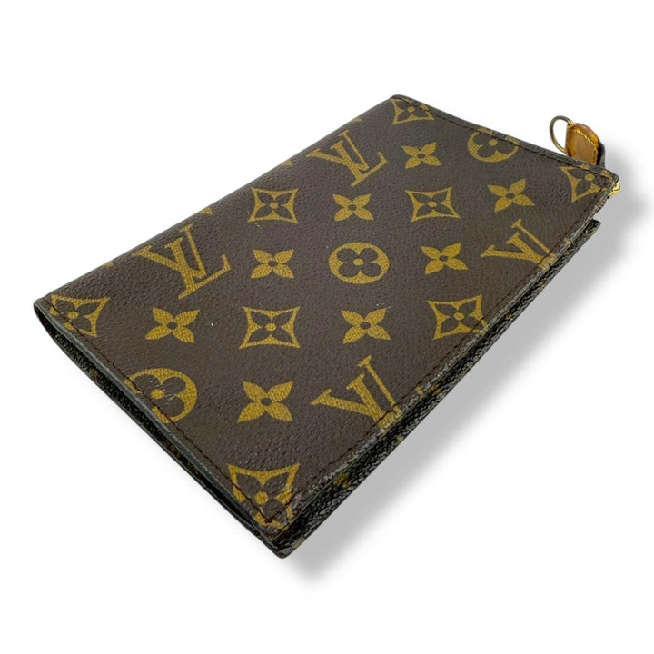 Louis Vuitton Brown Monogram Classic Signature Mini Bucket Pouch Bag - Lux Central