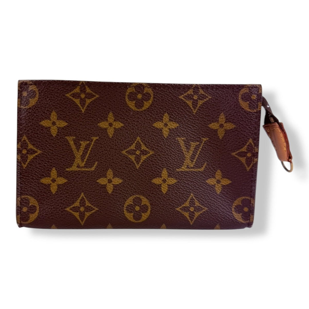 Louis Vuitton Brown Monogram Classic Signature Mini Bucket Pouch Bag - Lux Central
