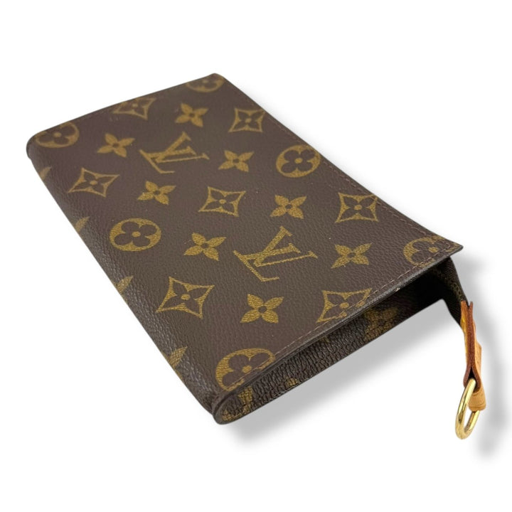 Louis Vuitton Brown Monogram Classic Signature Mini Bucket Pouch Bag - Lux Central