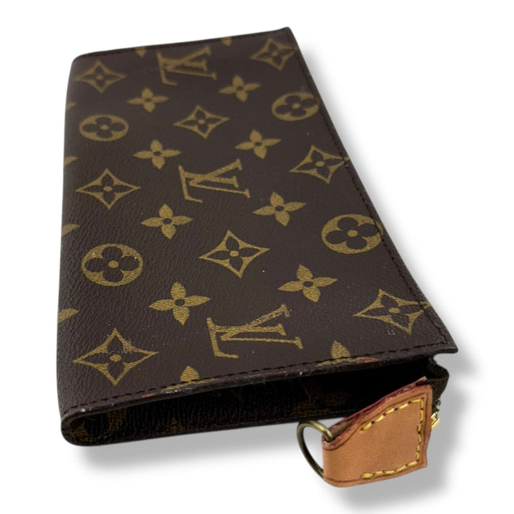 Louis Vuitton Brown Monogram Classic Signature Mini Bucket Pouch Bag - Lux Central