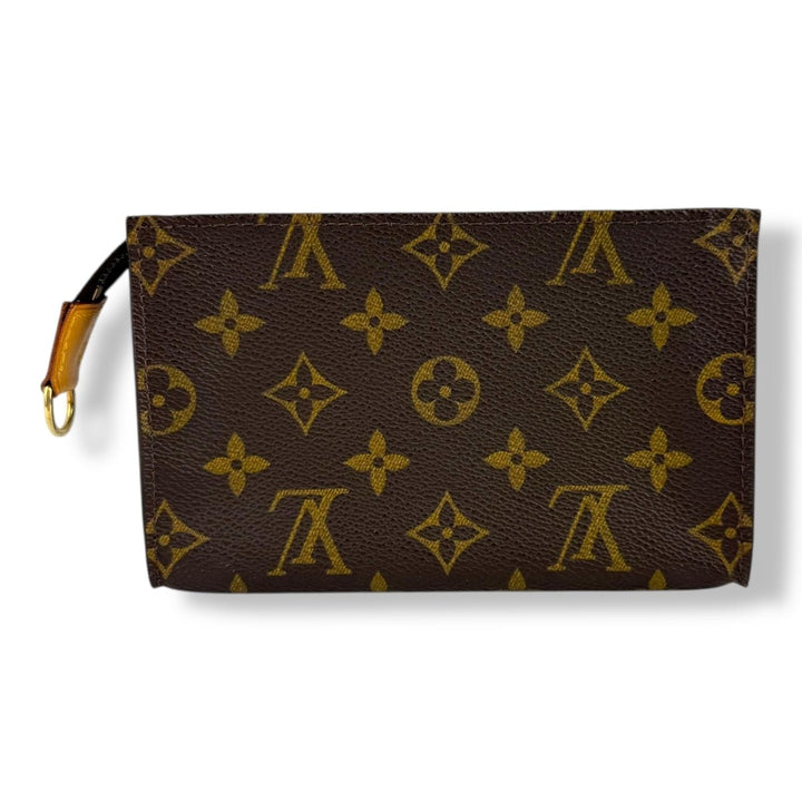 Louis Vuitton Brown Monogram Classic Signature Mini Bucket Pouch Bag - Lux Central