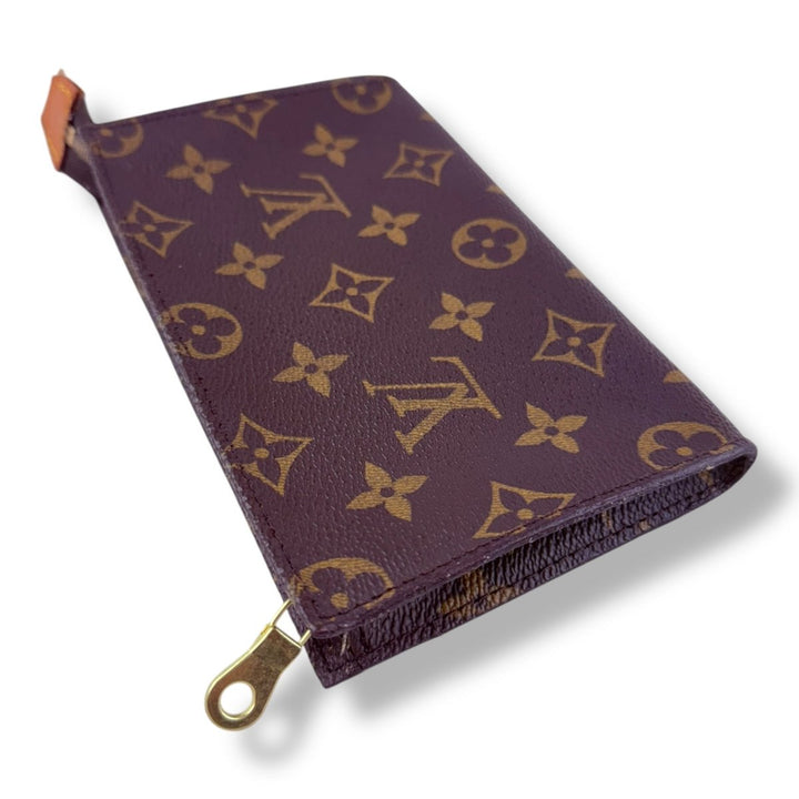 Louis Vuitton Brown Monogram Classic Signature Mini Bucket Pouch Bag W/ Added Chain - Lux Central