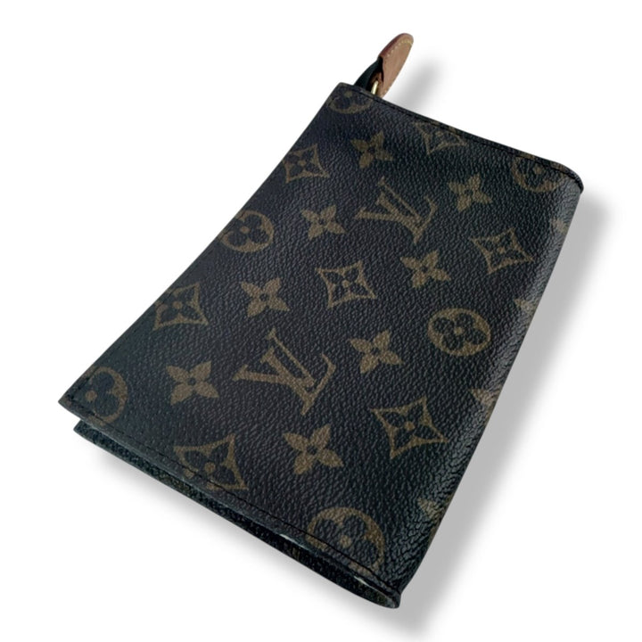 Louis Vuitton Brown Monogram Classic Signature Mini Bucket Pouch W/ Added Chain - Lux Central