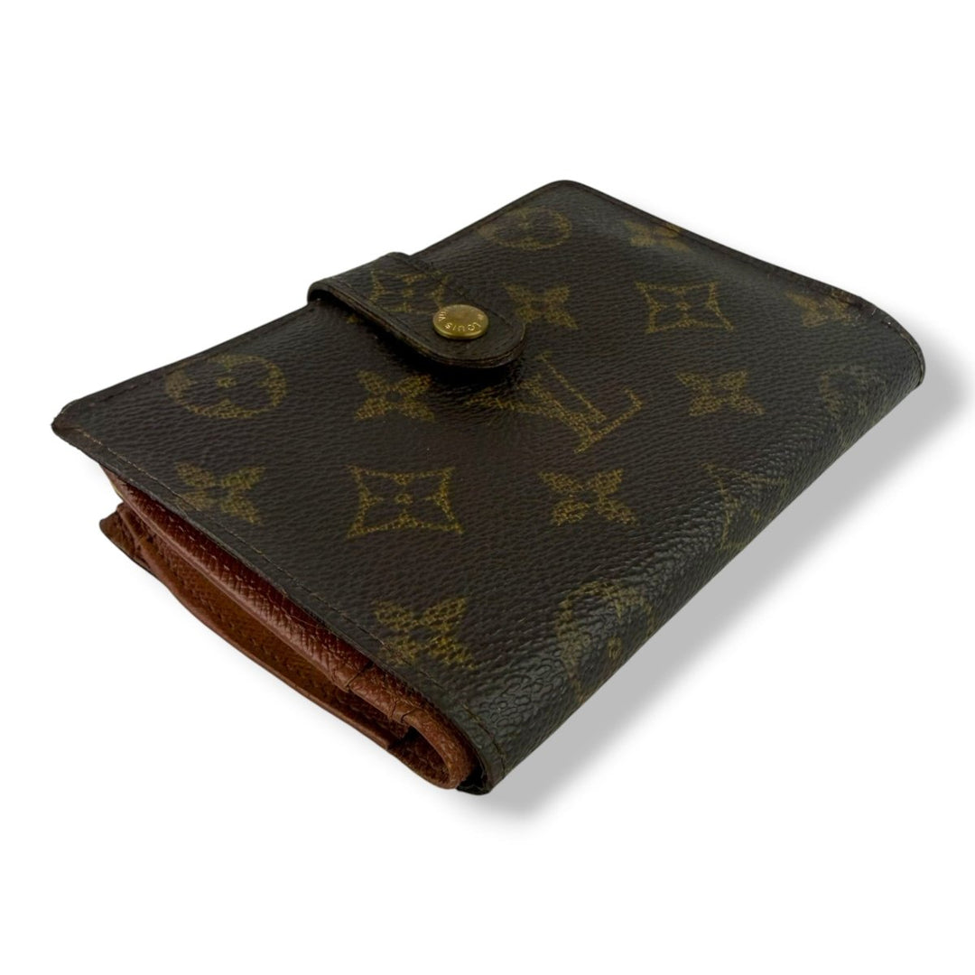 Louis Vuitton Brown Monogram Clip Card Wallet - Lux Central