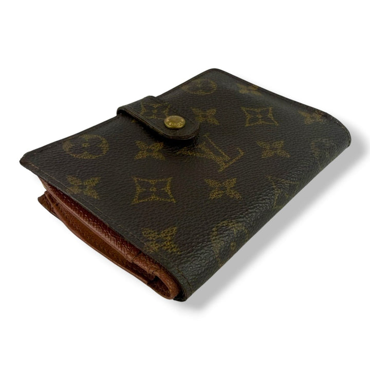 Louis Vuitton Brown Monogram Clip Card Wallet - Lux Central