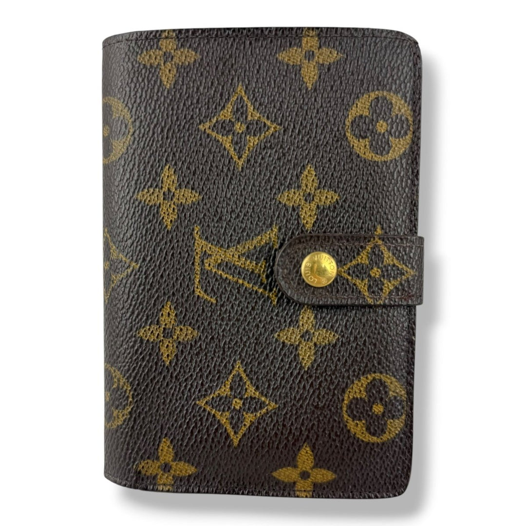 Louis Vuitton Brown Monogram Clip Card Wallet - Lux Central