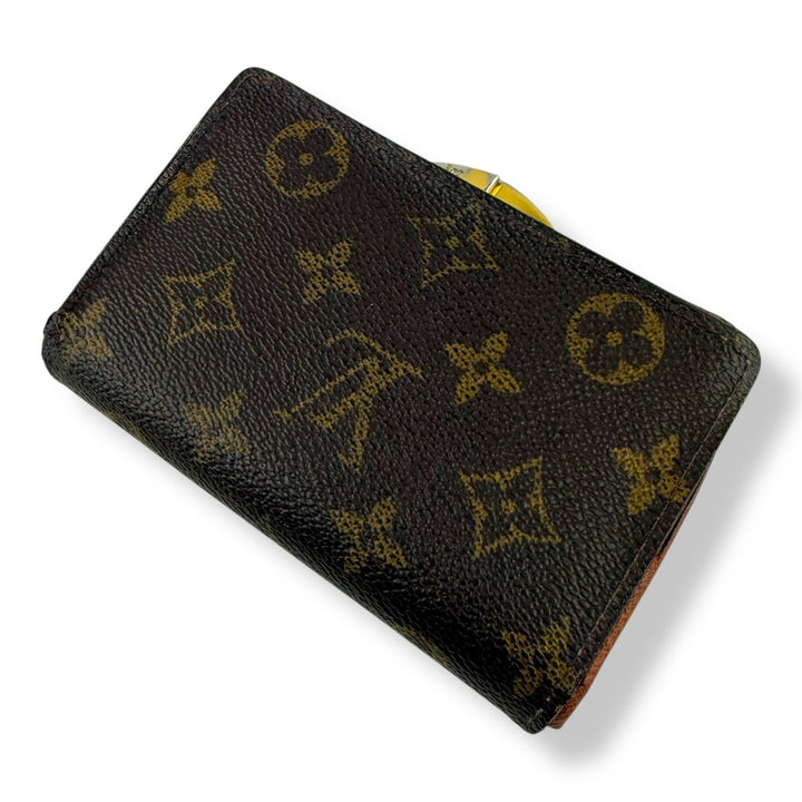Louis Vuitton Brown Monogram Clip Card Wallet - Lux Central