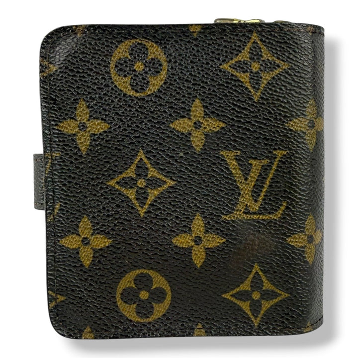 Louis Vuitton Brown Monogram Clip Card Wallet - Lux Central