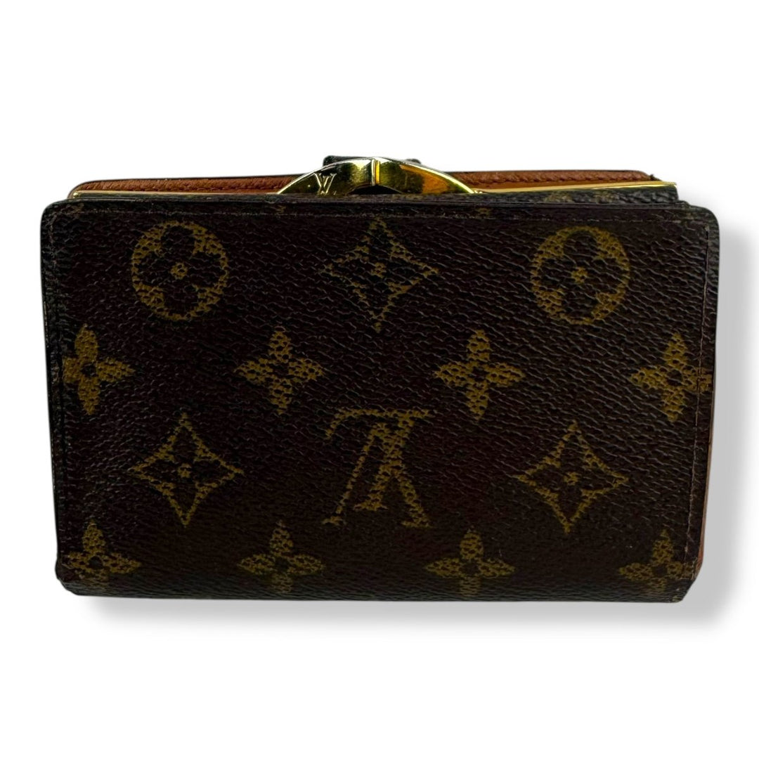 Louis Vuitton Brown Monogram Clip Card Wallet - Lux Central