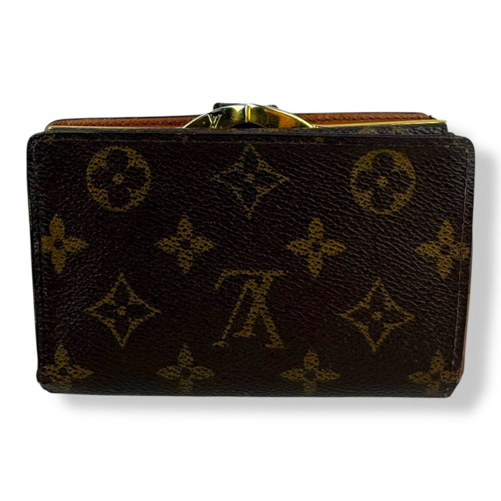 Louis Vuitton Brown Monogram Clip Card Wallet - Lux Central