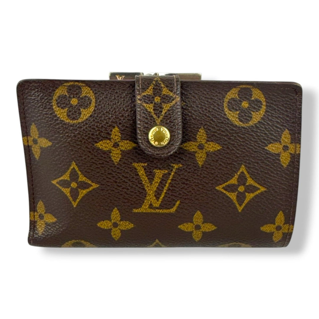 Louis Vuitton Brown Monogram Clip Card Wallet - Lux Central