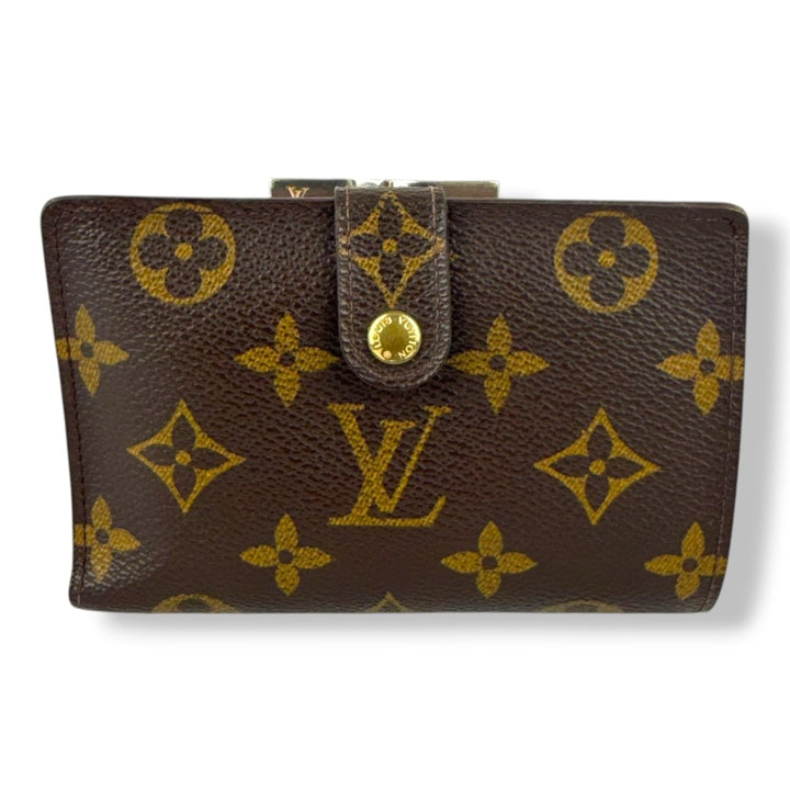 Louis Vuitton Brown Monogram Clip Card Wallet - Lux Central
