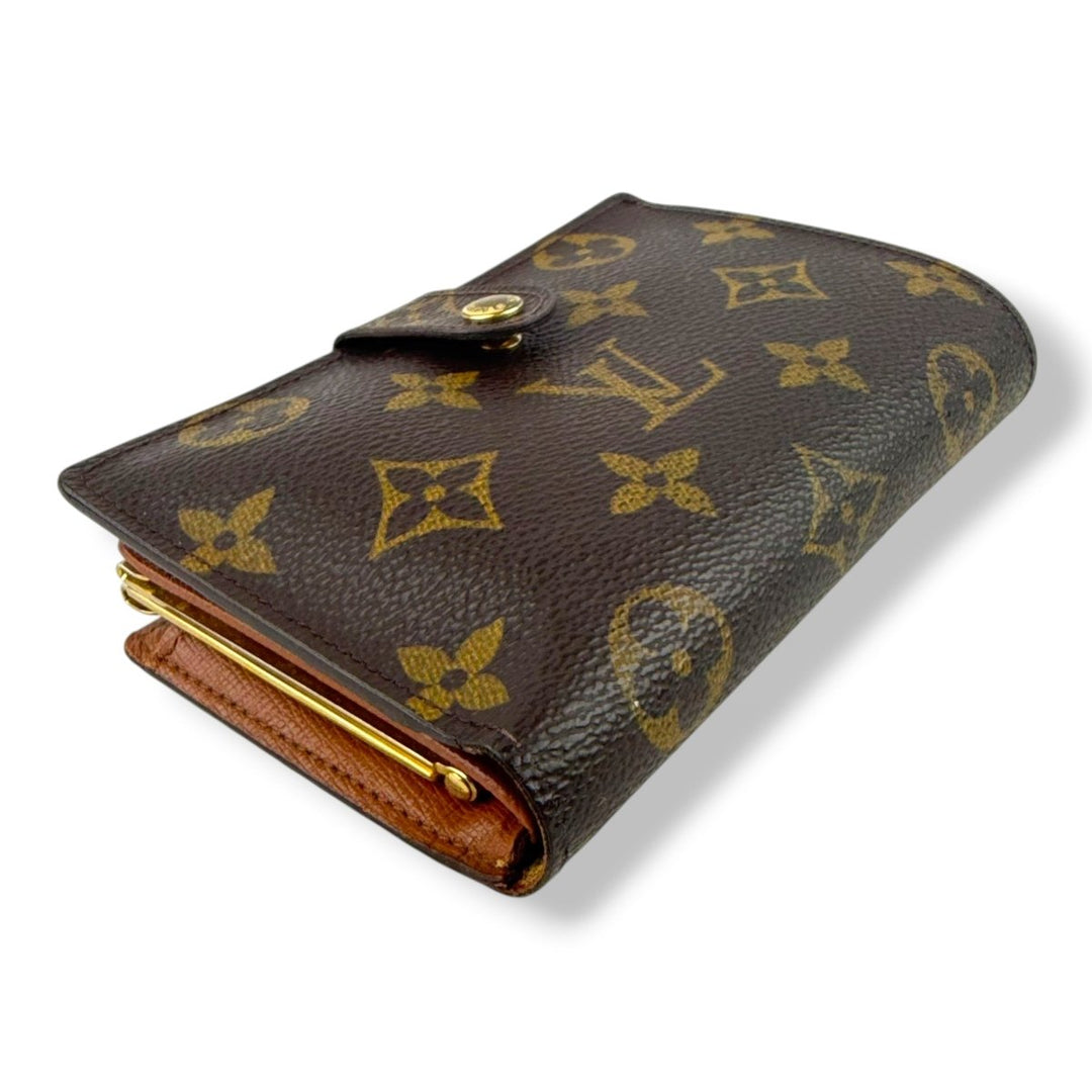 Louis Vuitton Brown Monogram Clip Card Wallet - Lux Central