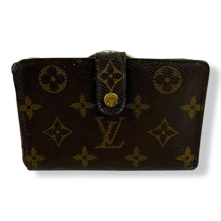 Louis Vuitton Brown Monogram Clip Card Wallet - Lux Central