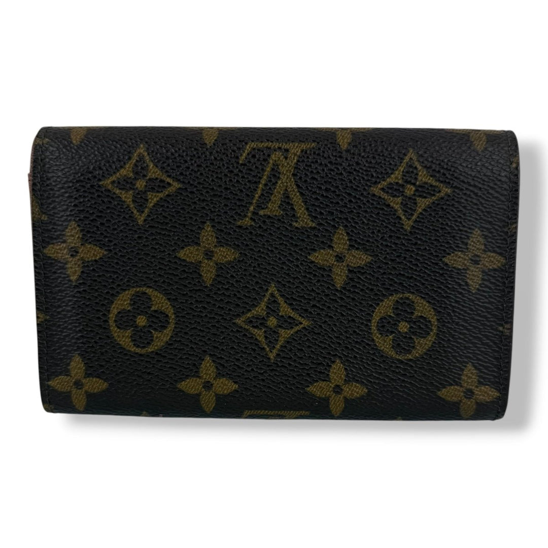 Louis Vuitton Brown Monogram Compact Clip Wallet Purse - Lux Central