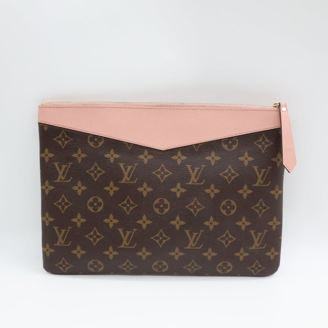 Louis Vuitton Brown Monogram Daily Clutch Pouch - Lux Central