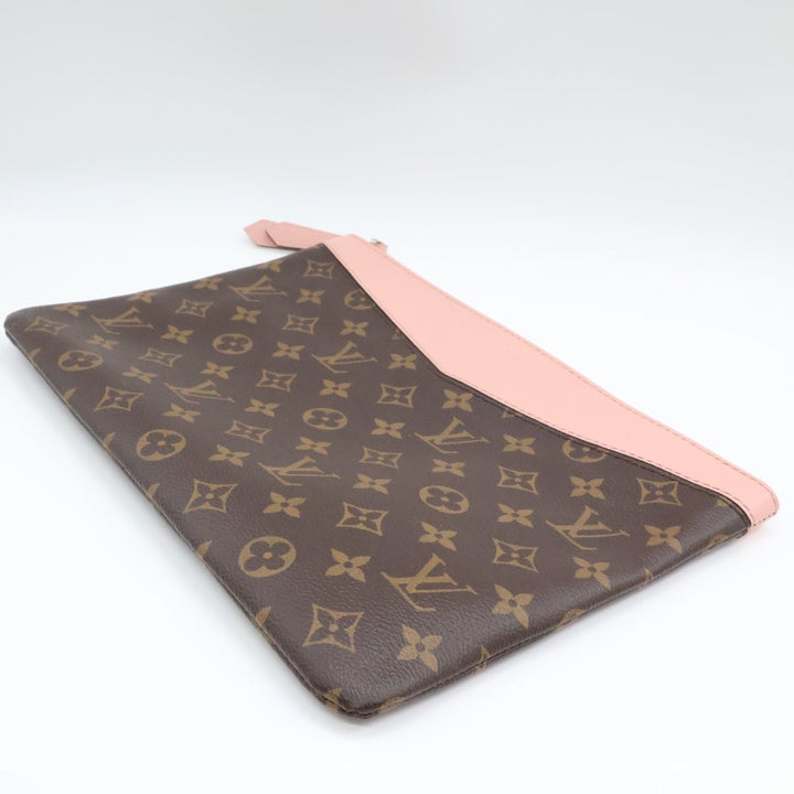 Louis Vuitton Brown Monogram Daily Clutch Pouch - Lux Central