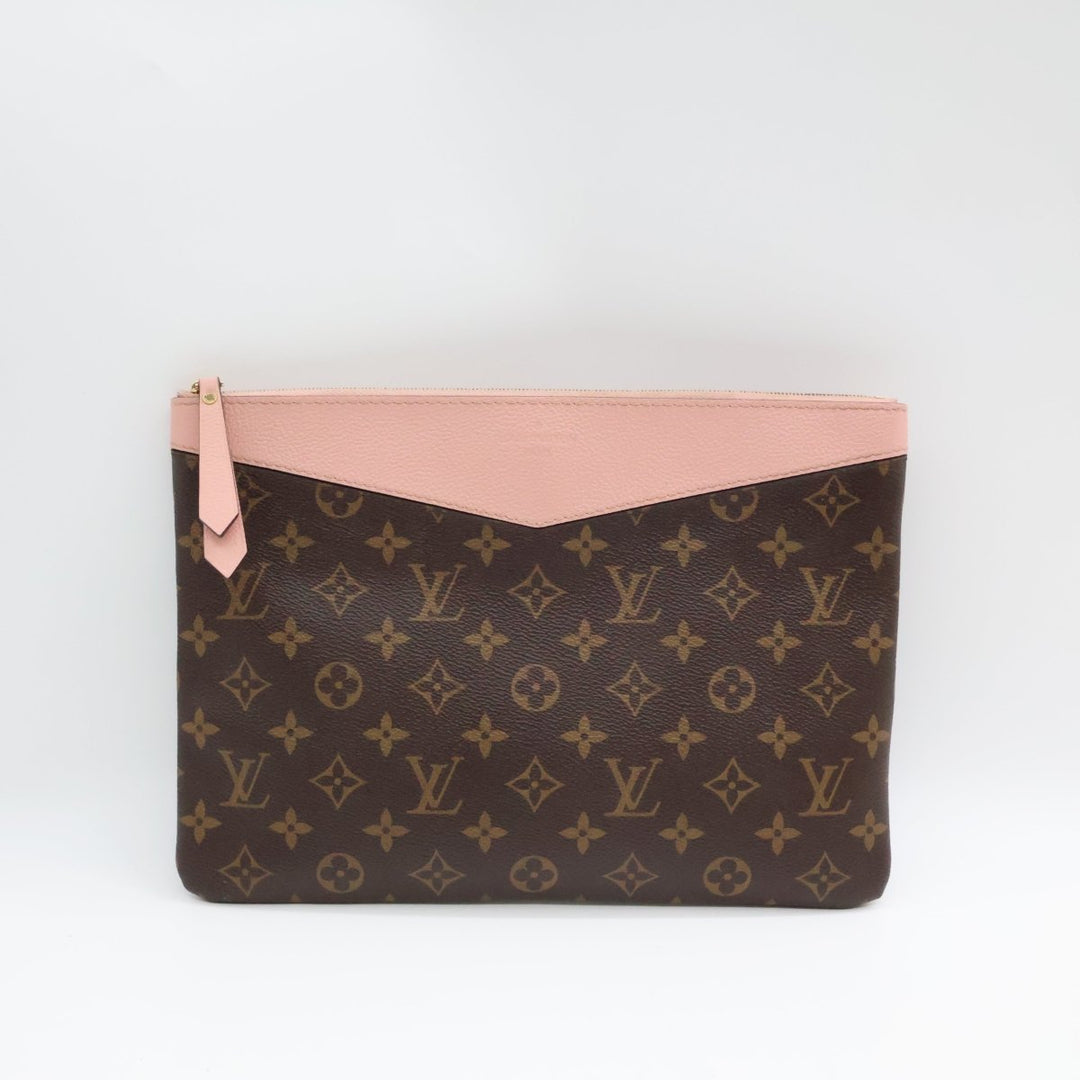 Louis Vuitton Brown Monogram Daily Clutch Pouch - Lux Central