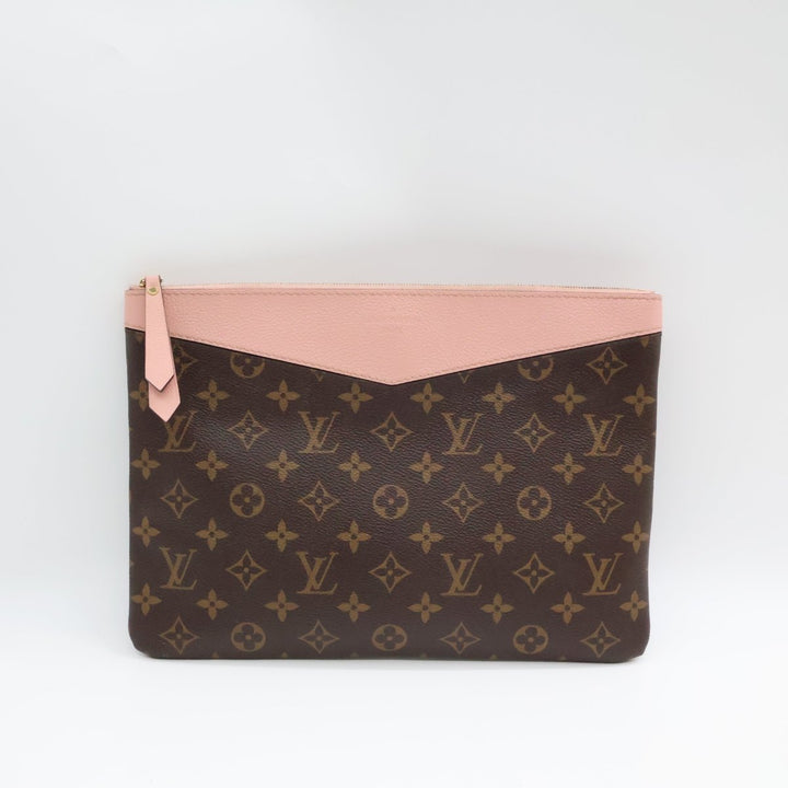 Louis Vuitton Brown Monogram Daily Clutch Pouch - Lux Central
