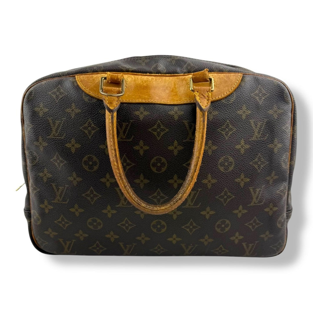 Louis Vuitton Brown Monogram Deauville Handbag - Lux Central