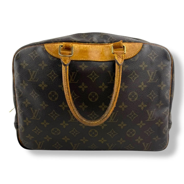 Louis Vuitton Brown Monogram Deauville Handbag - Lux Central