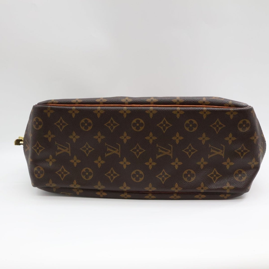 Louis Vuitton Brown Monogram Deauville Handbag - Lux Central