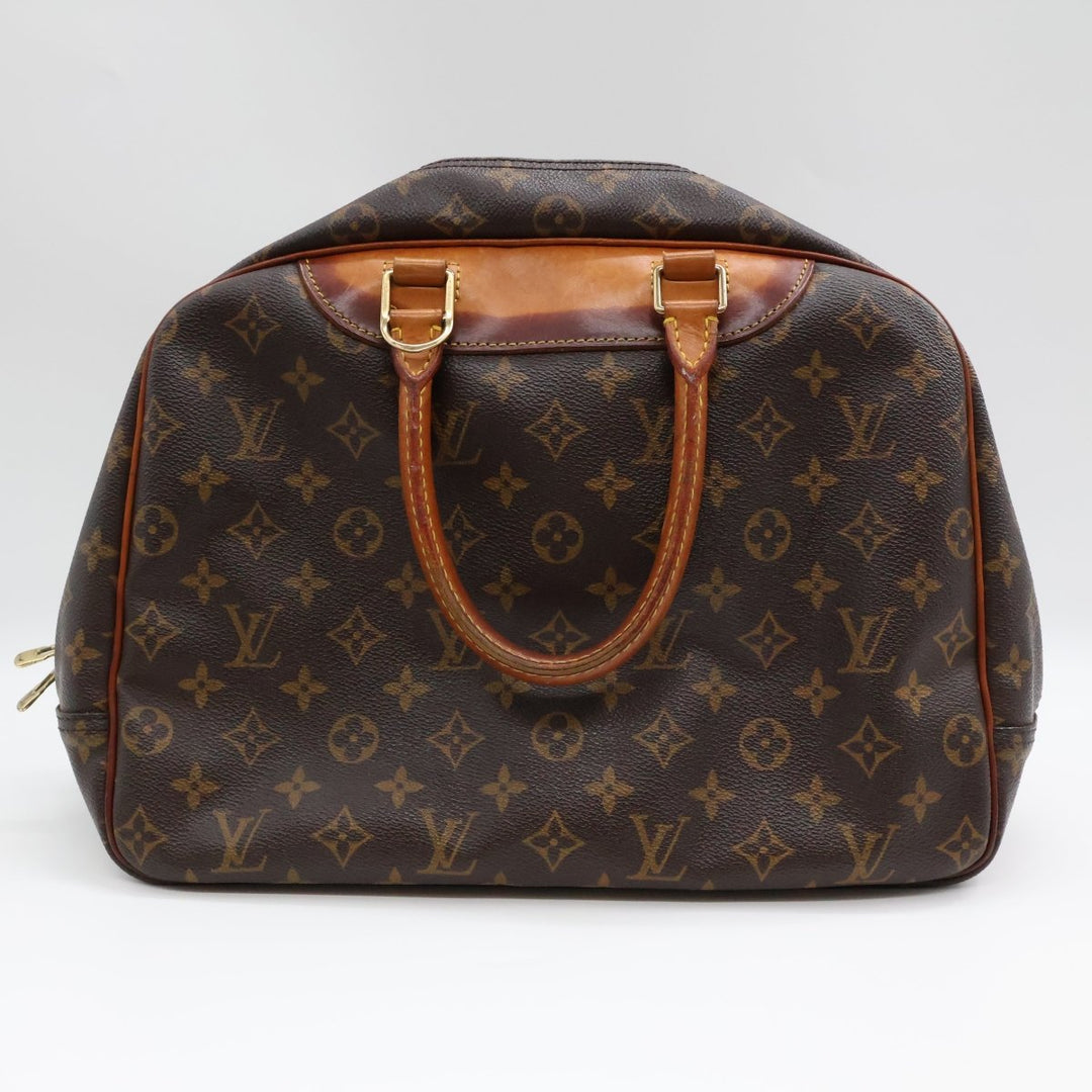 Louis Vuitton Brown Monogram Deauville Handbag - Lux Central