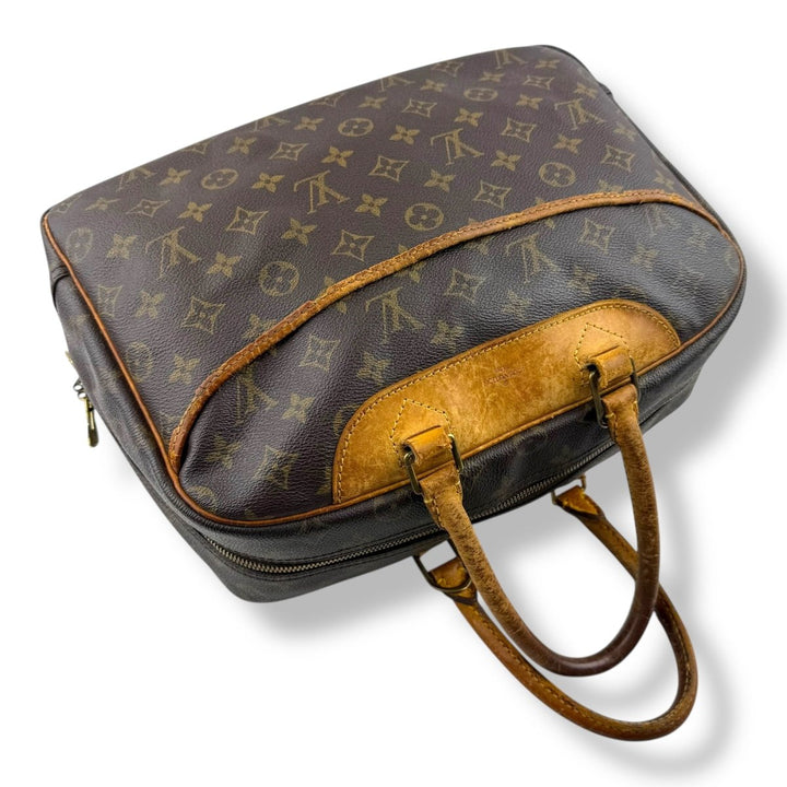 Louis Vuitton Brown Monogram Deauville Handbag - Lux Central