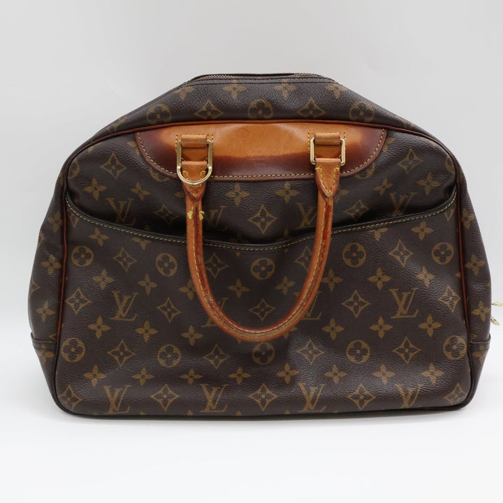 Louis Vuitton Brown Monogram Deauville Handbag - Lux Central