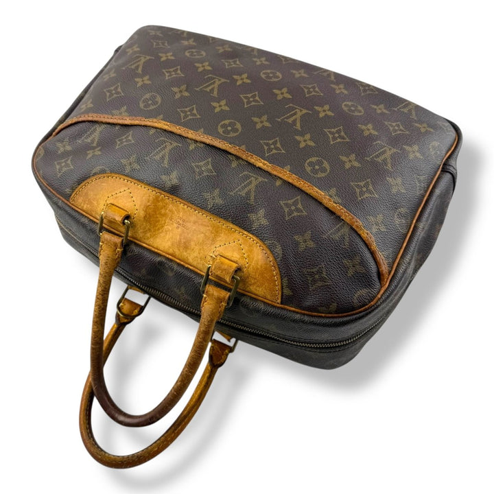 Louis Vuitton Brown Monogram Deauville Handbag - Lux Central
