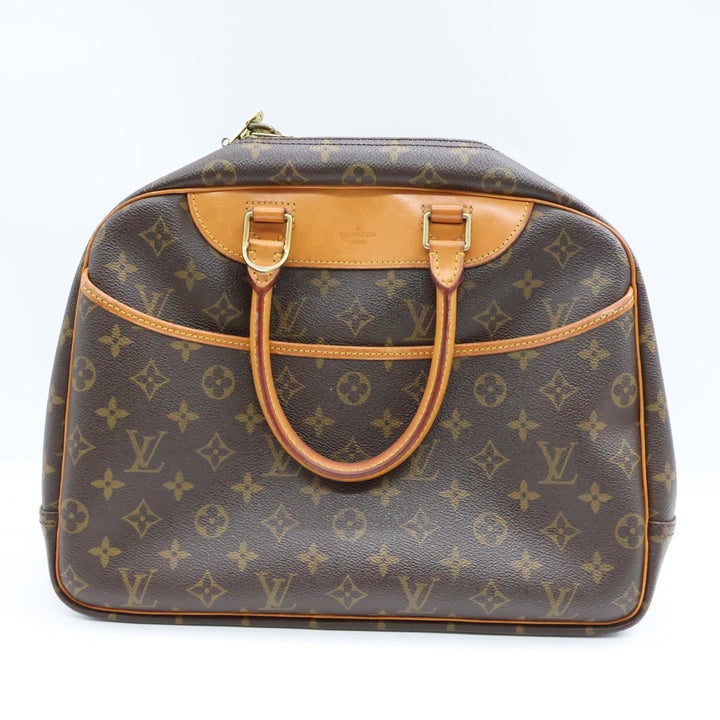 Louis Vuitton Brown Monogram Deauville Handbag - Lux Central