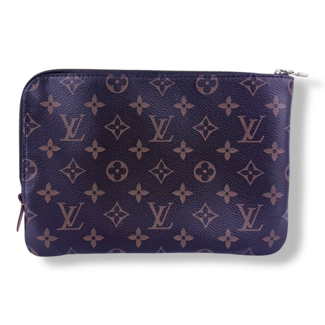 Louis Vuitton Brown Monogram Etui PM Voyage Pouch Bag - Lux Central