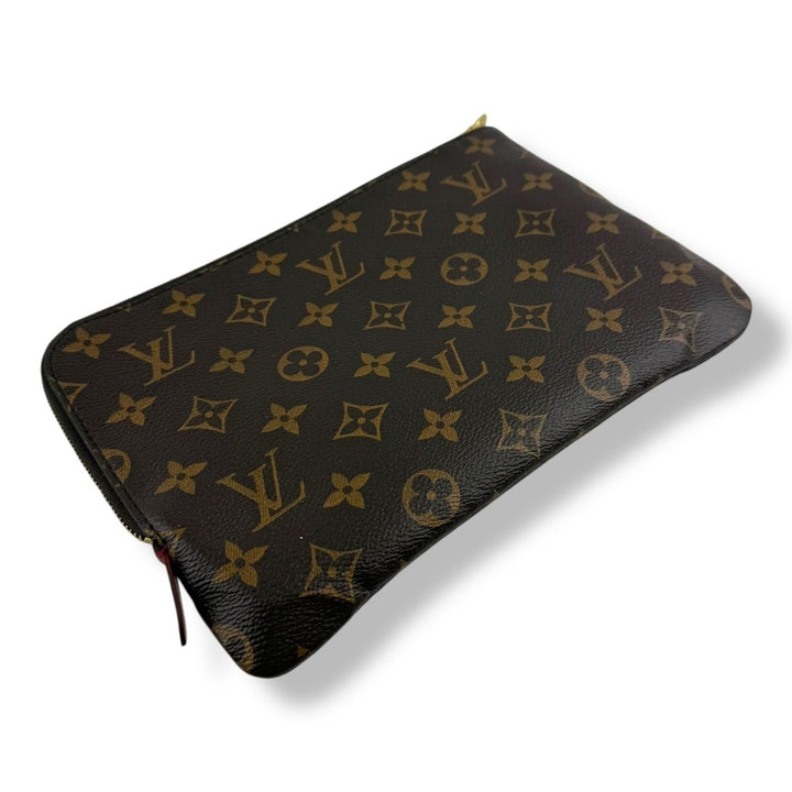 Louis Vuitton Brown Monogram Etui PM Voyage Pouch Bag - Lux Central