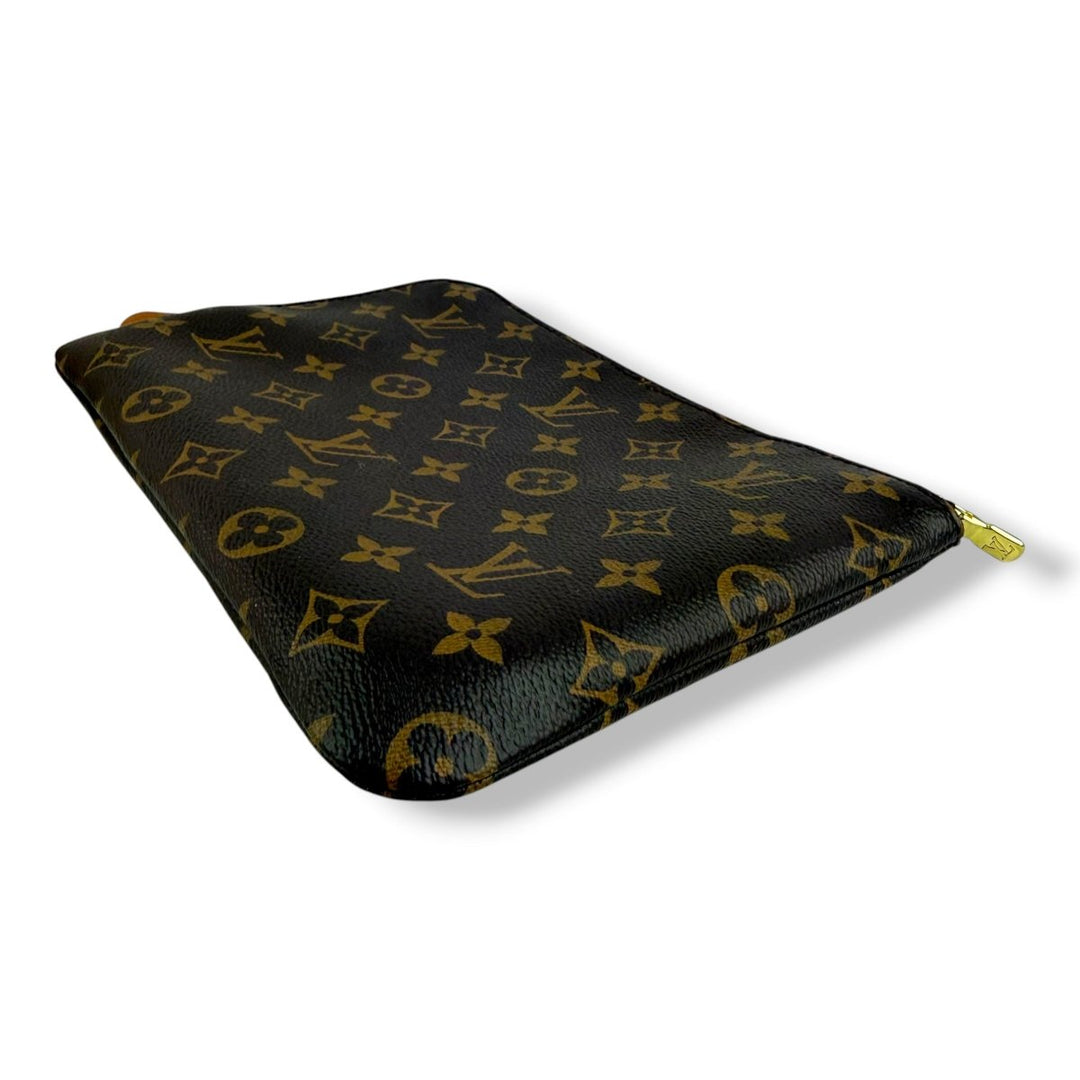 Louis Vuitton Brown Monogram Etui PM Voyage Pouch Bag - Lux Central