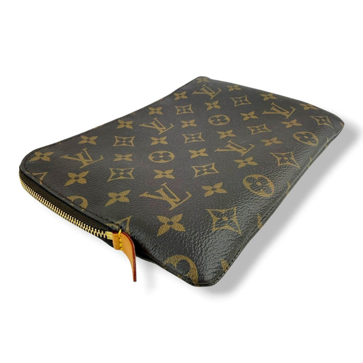 Louis Vuitton Brown Monogram Etui PM Voyage Pouch Bag - Lux Central
