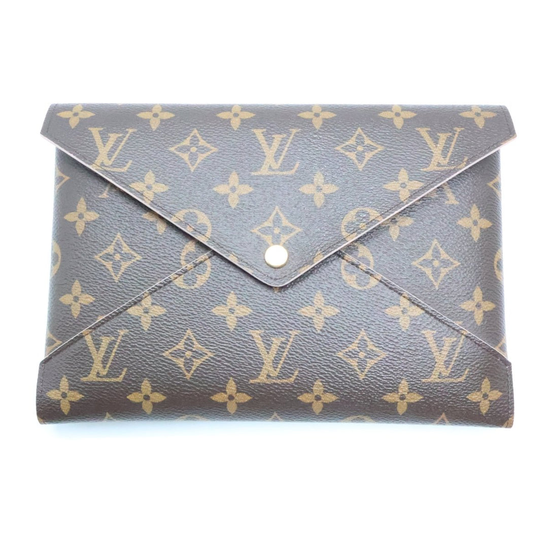 Louis Vuitton Brown Monogram Kirigami Clutch Pouch - Lux Central