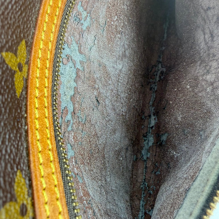 Louis Vuitton Brown Monogram Marly Dragonne GM Clutch Bag - Lux Central