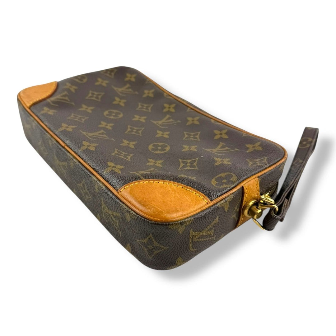 Louis Vuitton Brown Monogram Marly Dragonne GM Clutch Bag - Lux Central