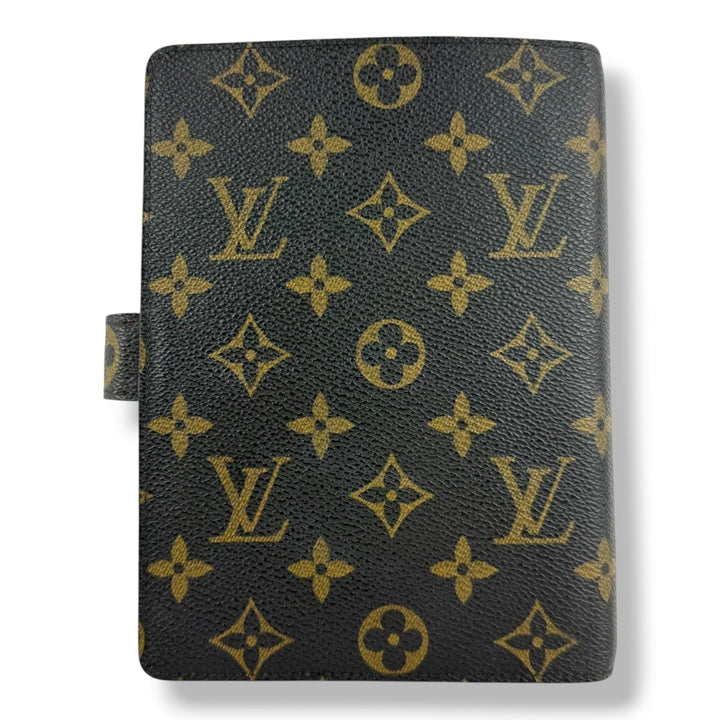 Louis Vuitton Brown Monogram MM Ring Agenda Wallet - Lux Central