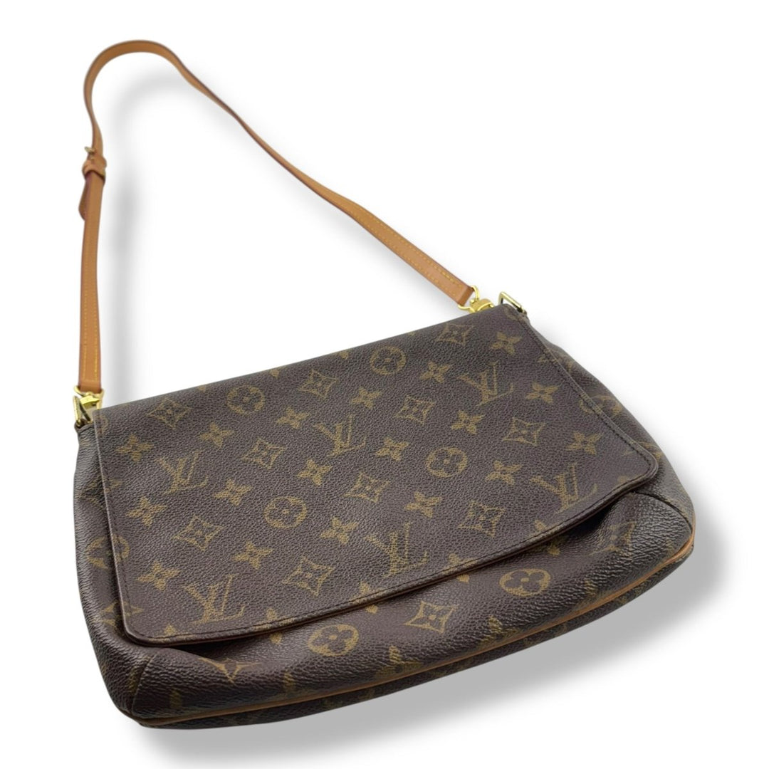 Louis Vuitton Brown Monogram Musette Tango Crossbody Handbag - Lux Central