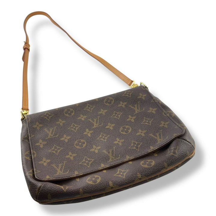 Louis Vuitton Brown Monogram Musette Tango Crossbody Handbag - Lux Central