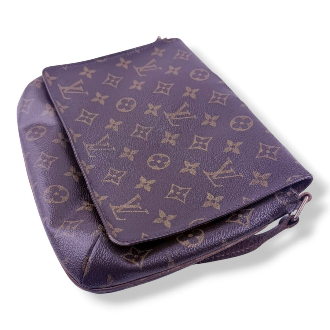 Louis Vuitton Brown Monogram Musette Tango Crossbody Handbag - Lux Central
