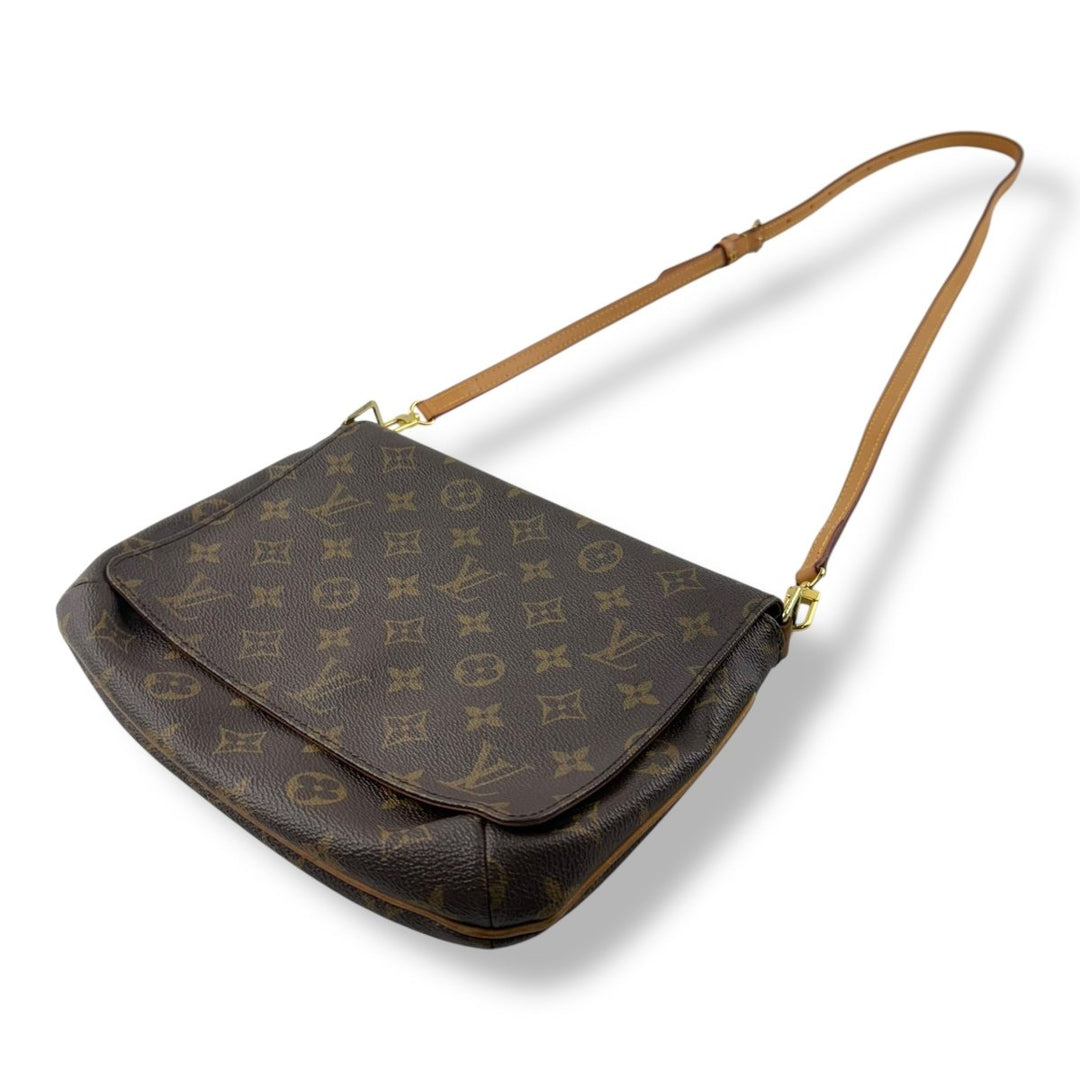 Louis Vuitton Brown Monogram Musette Tango Crossbody Handbag - Lux Central