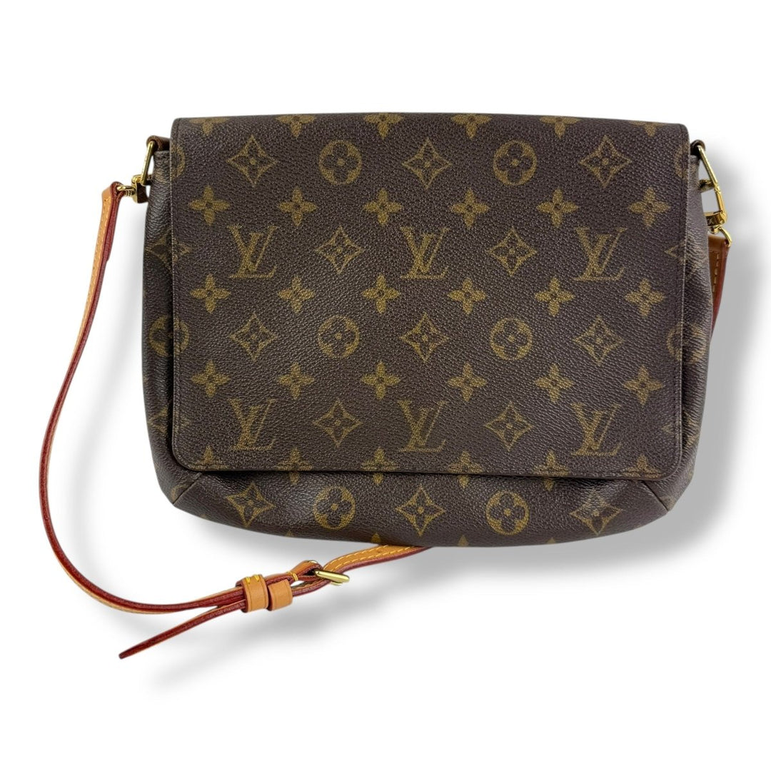 Louis Vuitton Brown Monogram Musette Tango Crossbody Handbag - Lux Central