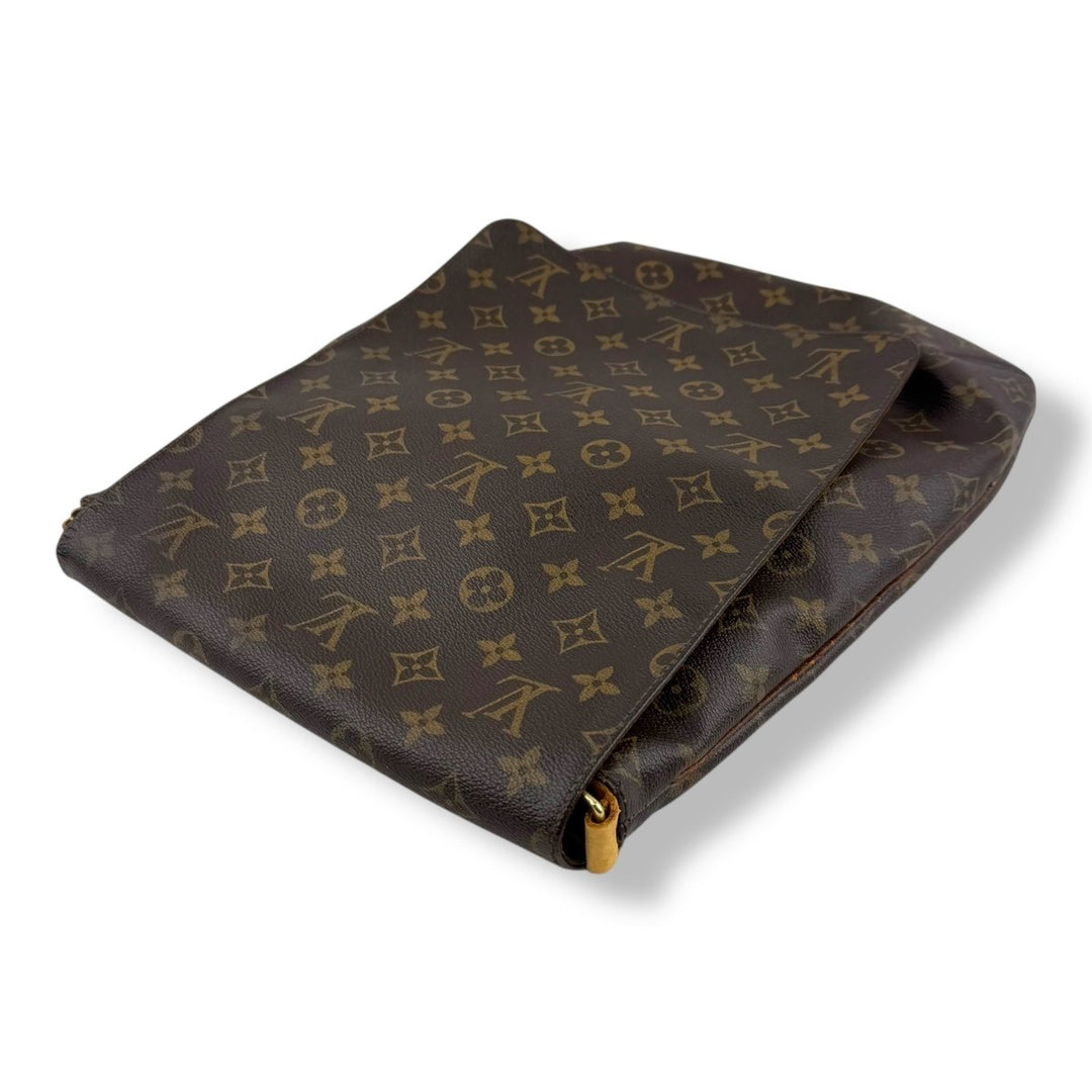 Louis Vuitton Brown Monogram Musette Tango Crossbody Handbag - Lux Central