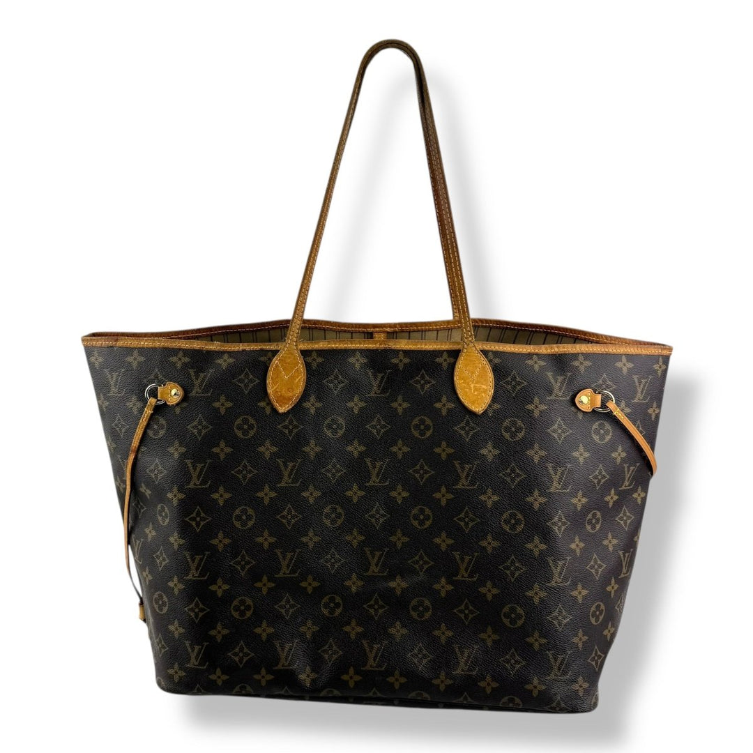 Louis Vuitton Brown Monogram Neverfull GM Handbag - Lux Central